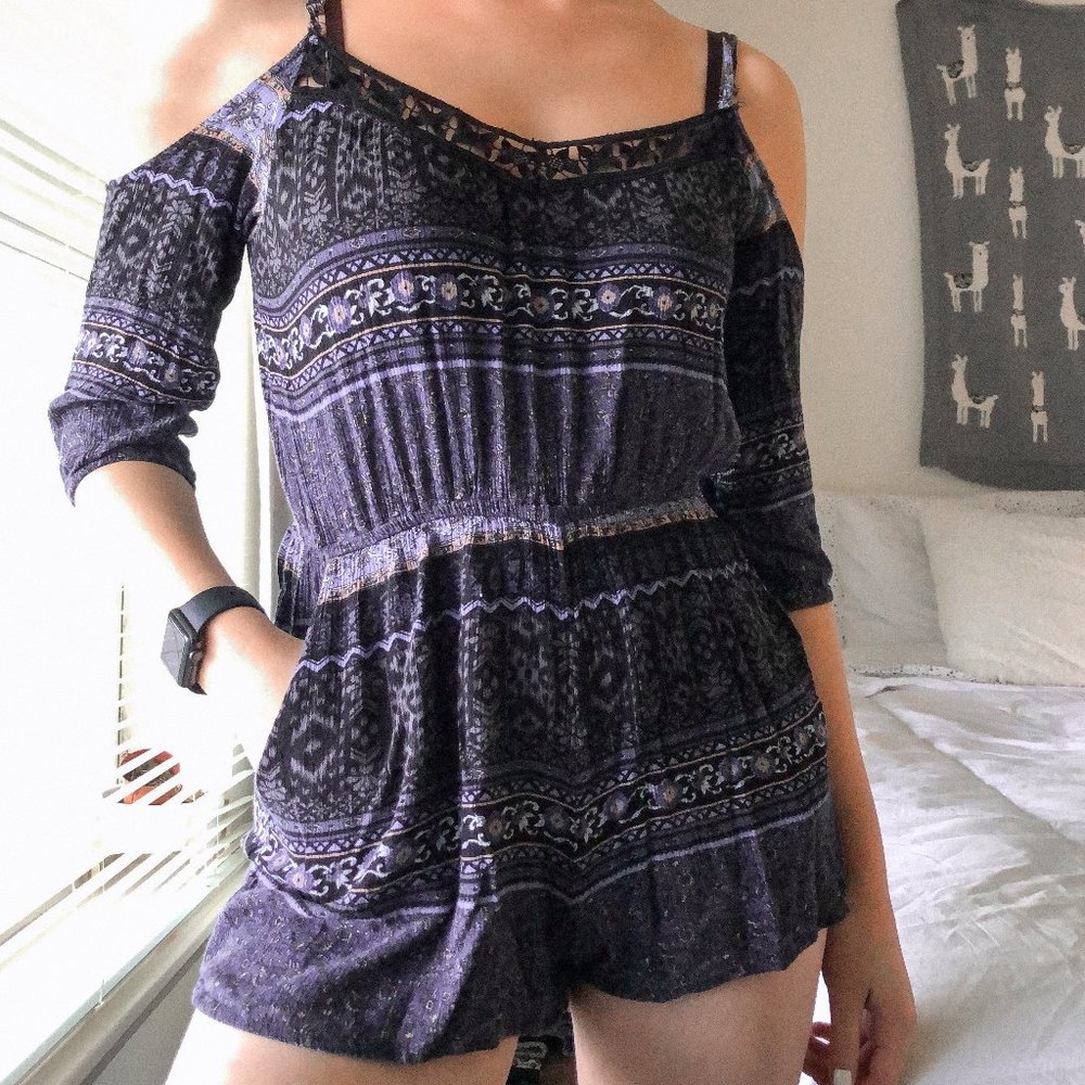 Cold Shoulder Romper